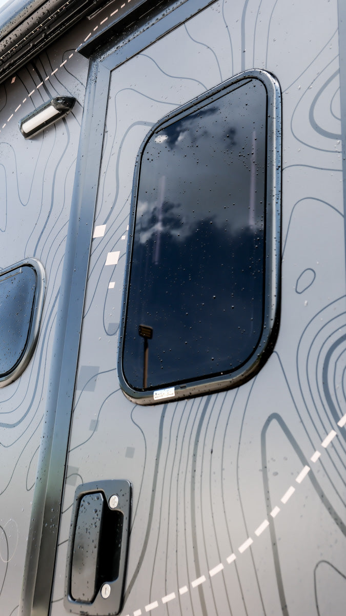 Ekko Entry Door Window Upgrade by FreedomVanGo FreedomVanGo