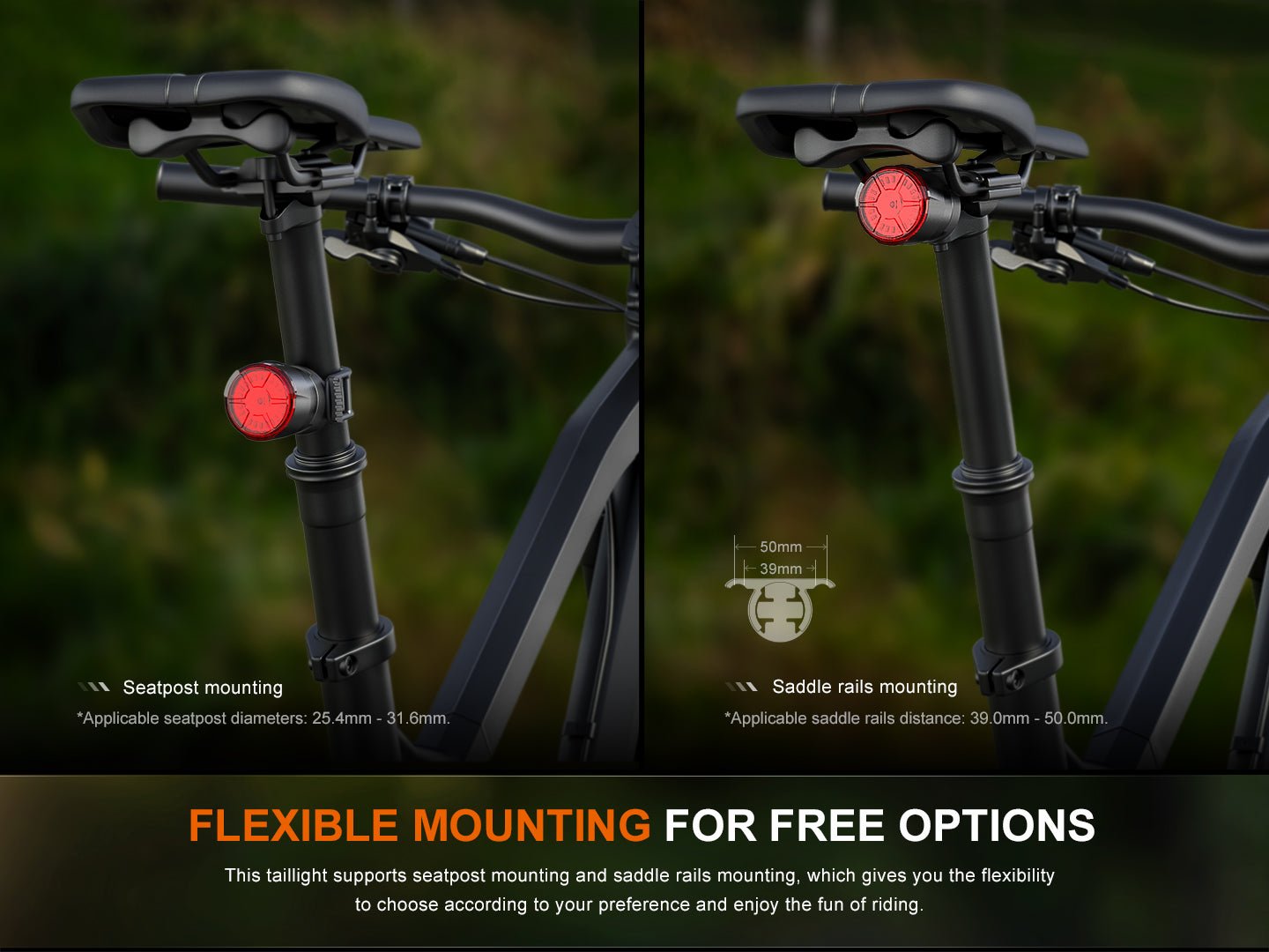 Fenix BC06R Smart-Brake Bicycle Taillight Fenix Store