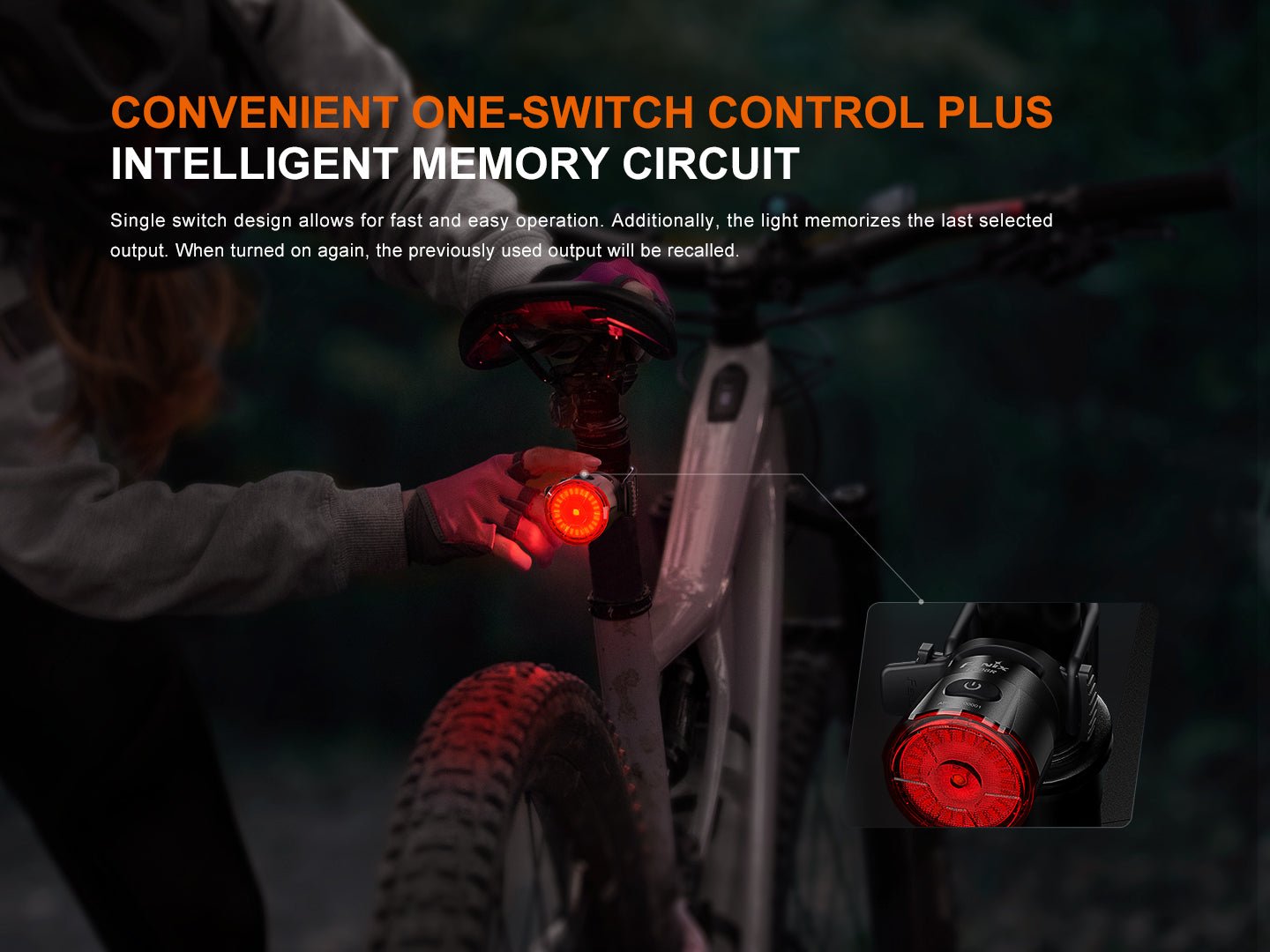 Fenix BC06R Smart-Brake Bicycle Taillight Fenix Store