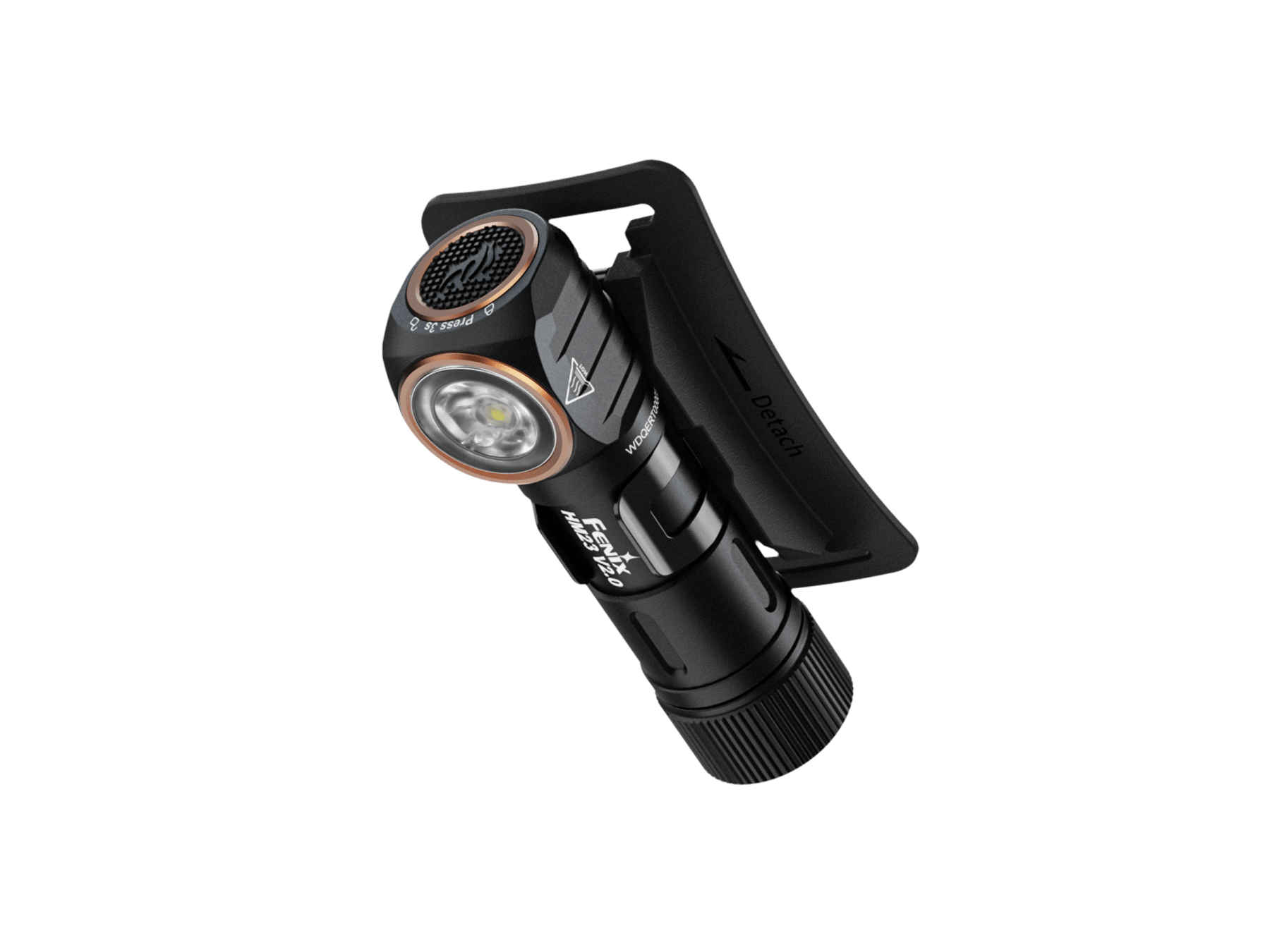 Fenix HM23 V2.0 Lightweight Detachable AA Headlamp Fenix Store