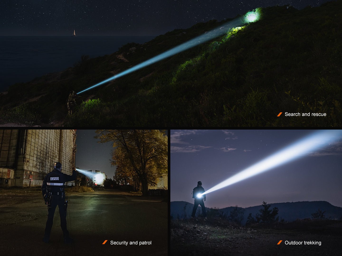 Fenix TK30R Tactical White Laser Rechargeable Flashlight Fenix Store