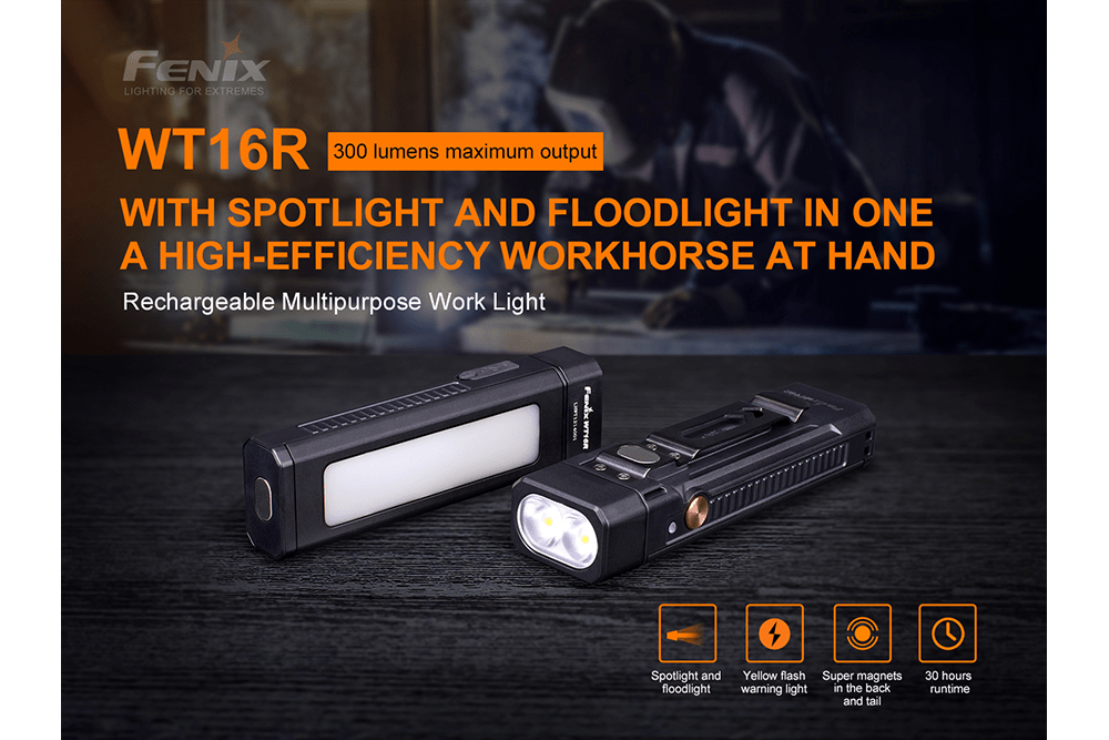 Fenix WT16R Rechargeable Work Light Fenix Store
