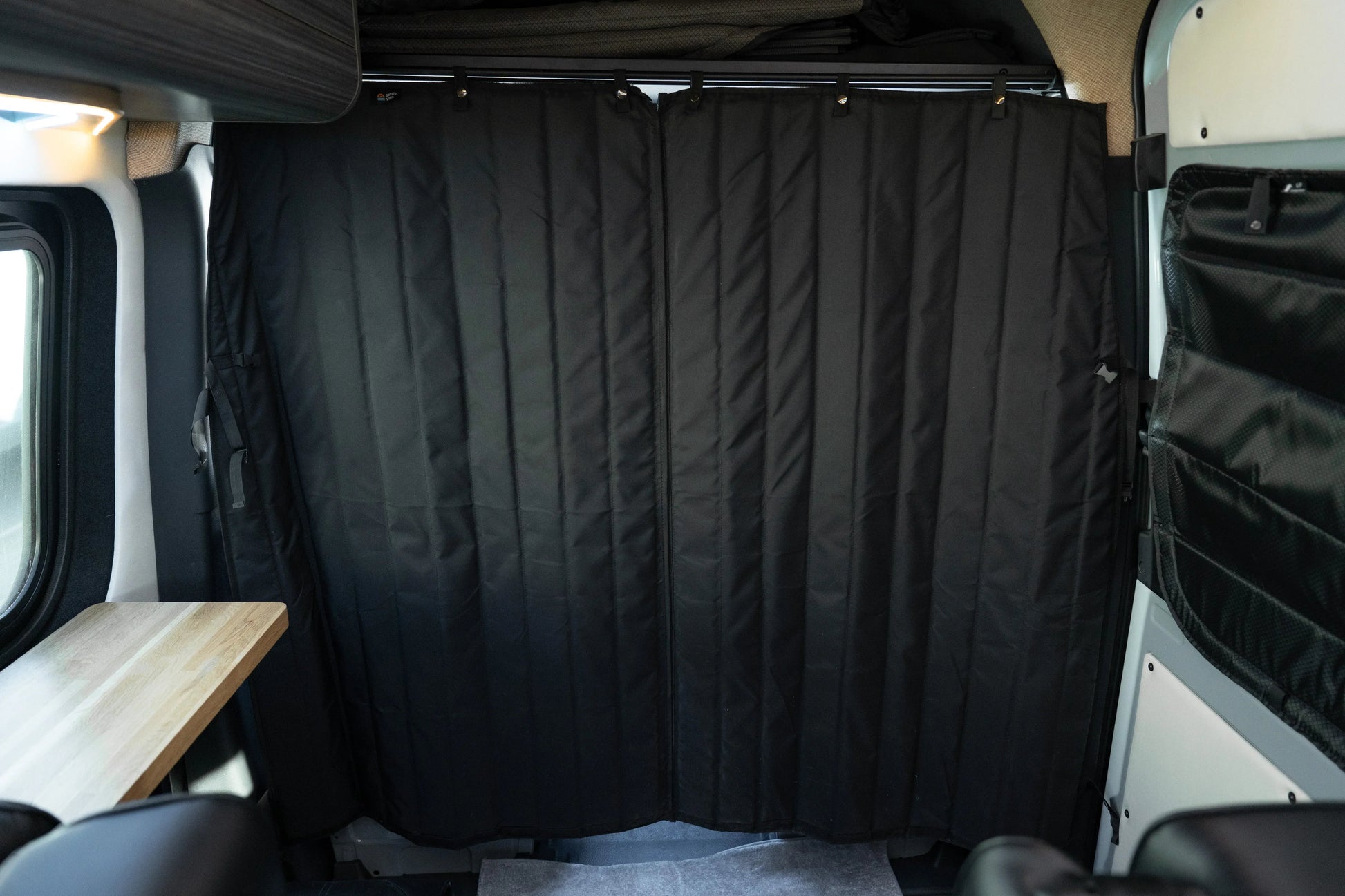 SV Sprinter Van Cab Curtain Divider Sandy Vans