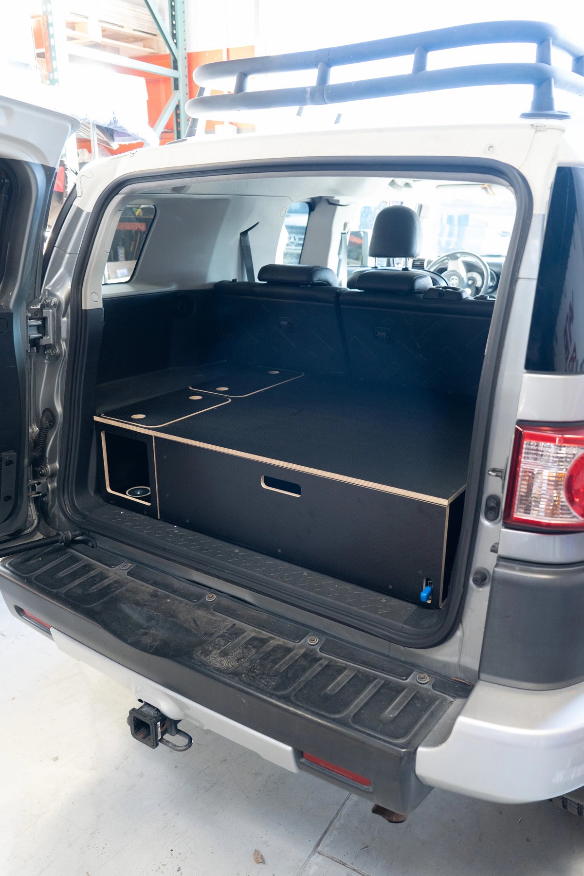 FJ Cruiser | Single Drawer Storage System & Sleeping Platform | 2007–2014 Toyota Solid Wood Worx