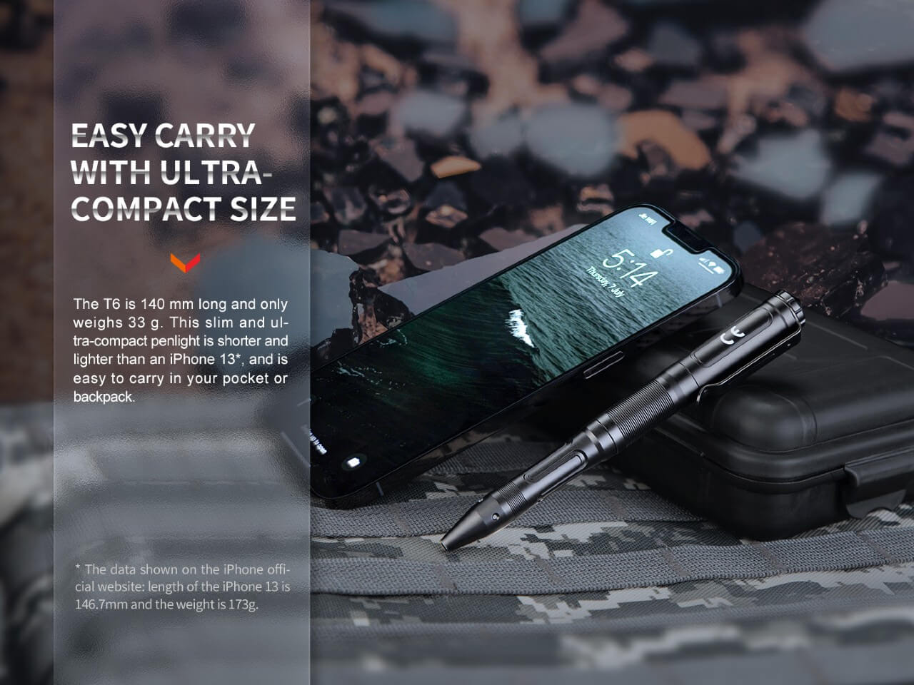 Fenix T6 Tactical LED Penlight Fenix Store