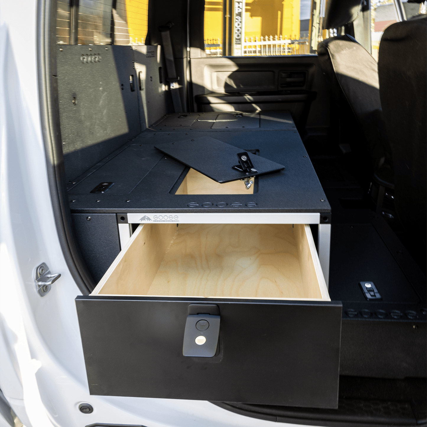 Ram 2500/3500 2009-Present 4th and 5th Gen. Crew Cab - Second Row Single Drawer Module Goose Gear