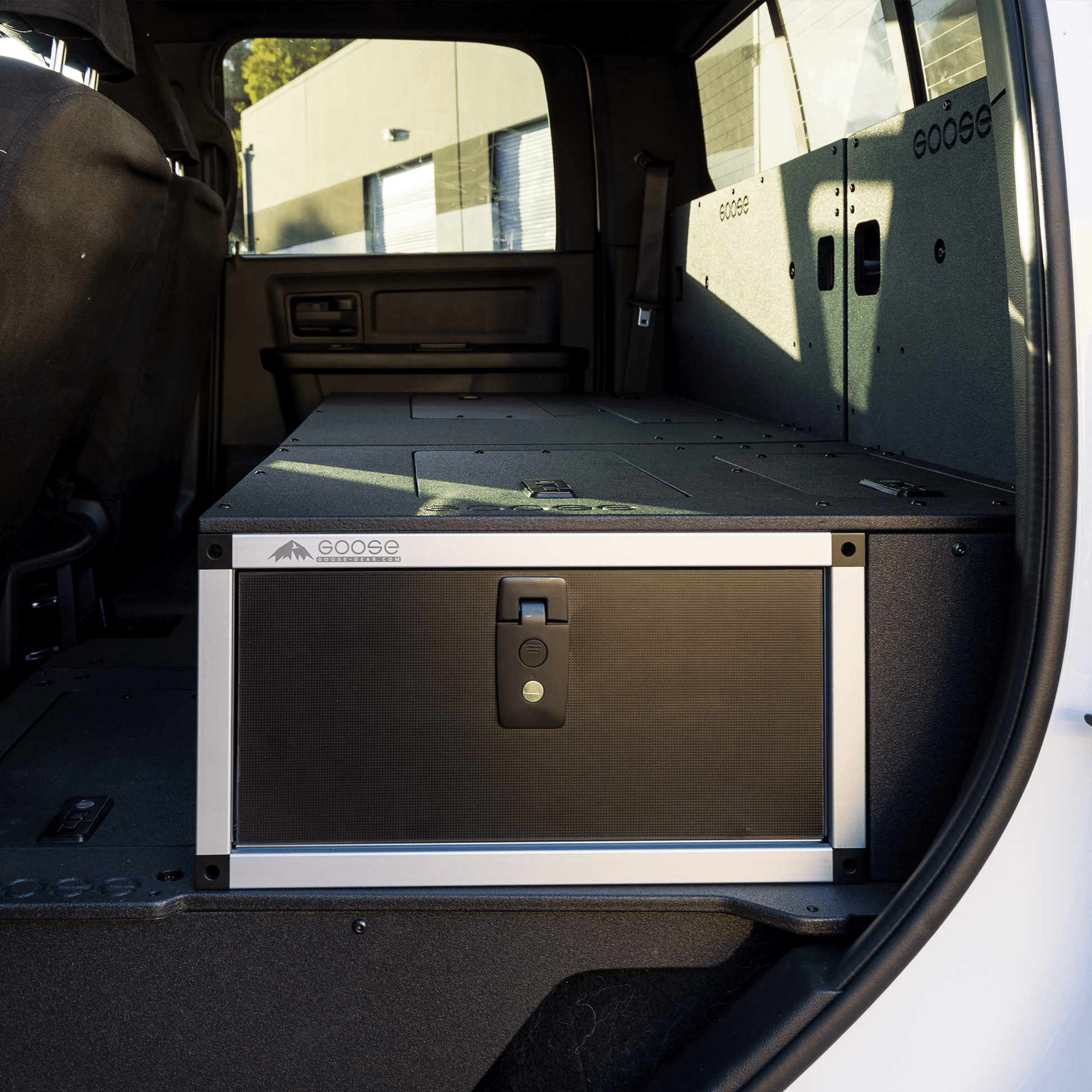 Ram 2500/3500 2009-Present 4th and 5th Gen. Crew Cab - Second Row Single Drawer Module Goose Gear