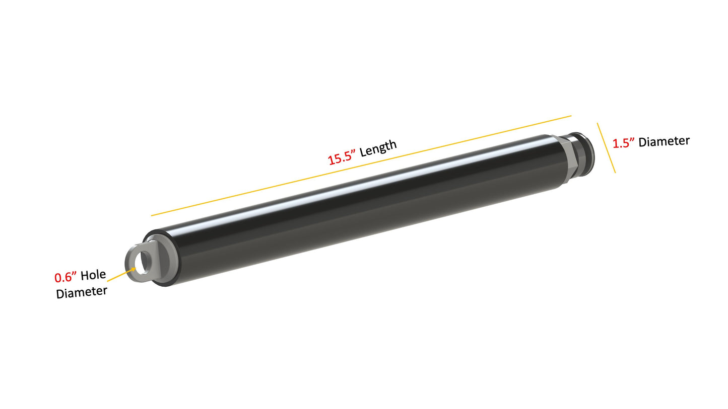 Van Rear Door Rack Poles (4 Pack) White Top Adventures
