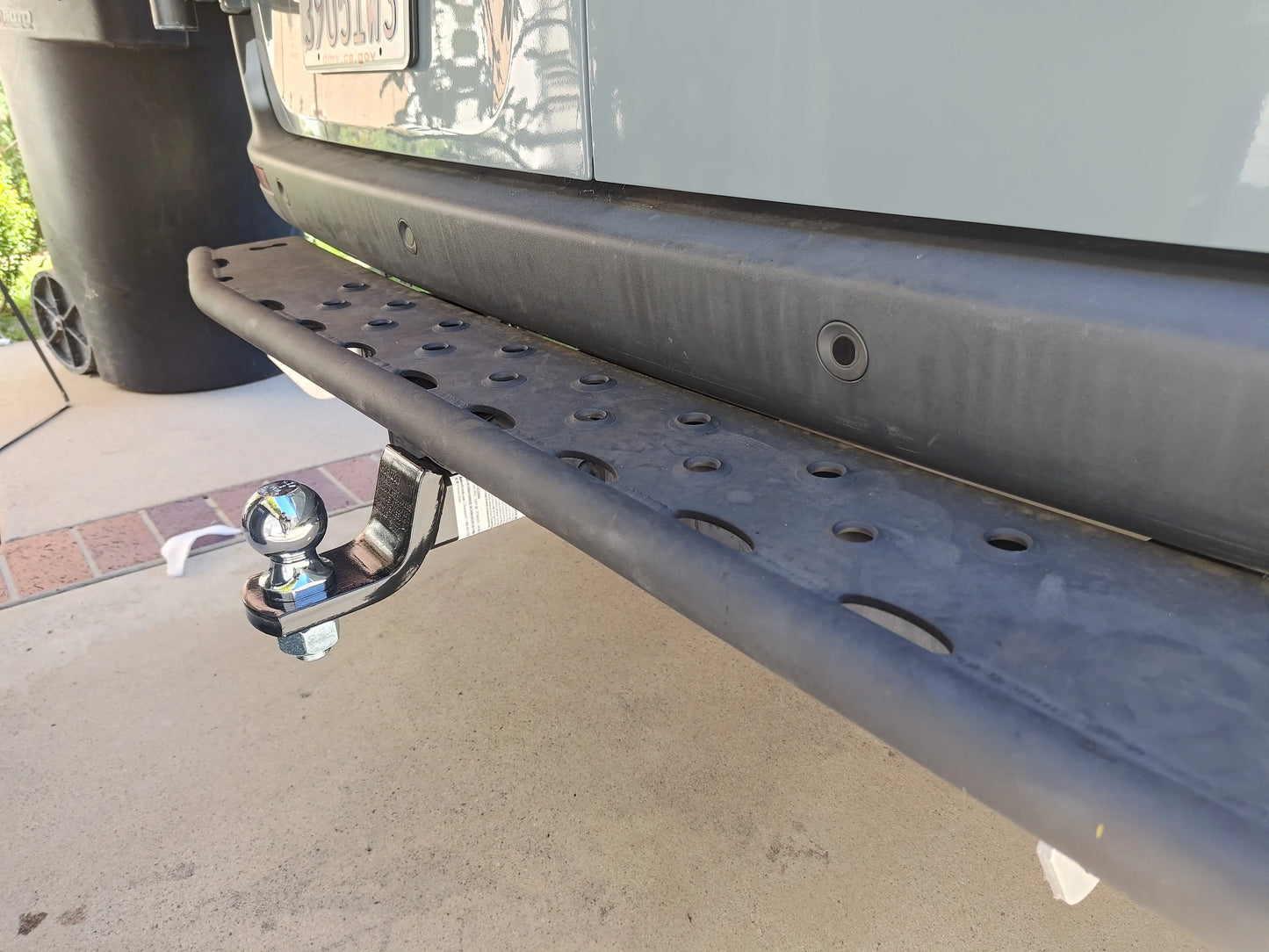 SPRINTER VAN REAR TUBE STEP White Top Adventures