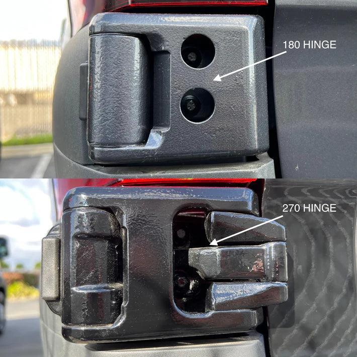 Sprinter 180 degree Rear Door Hinges Sandy Vans