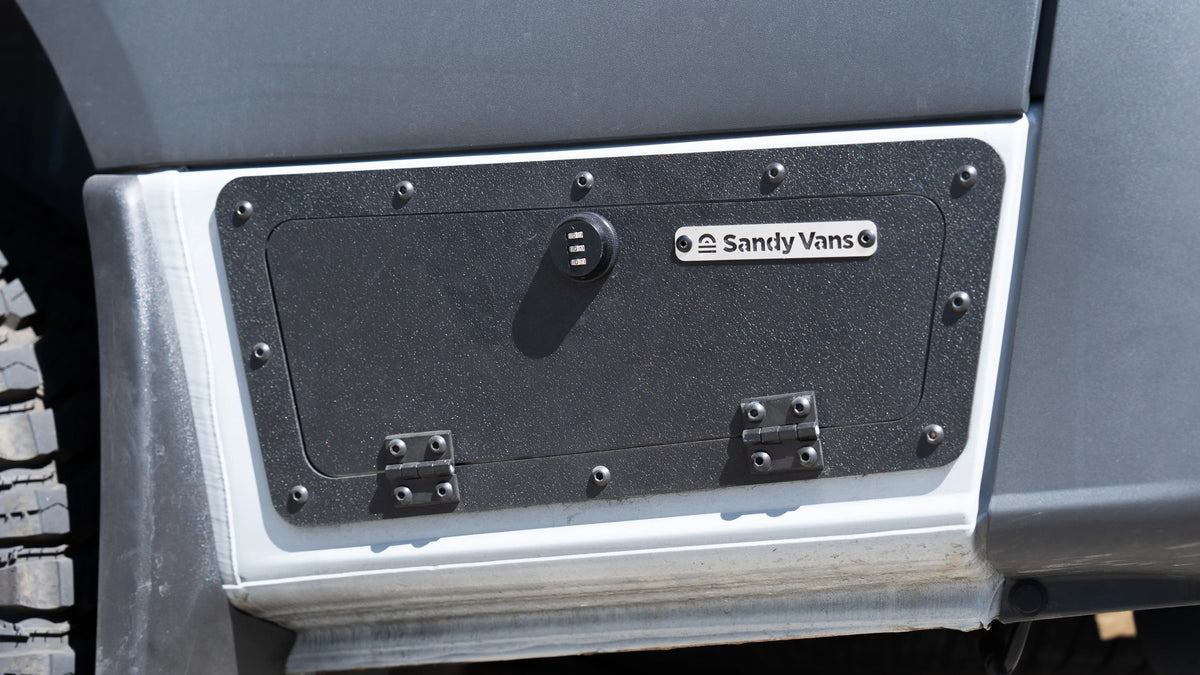 SV Below Deck Storage Locker Sandy Vans