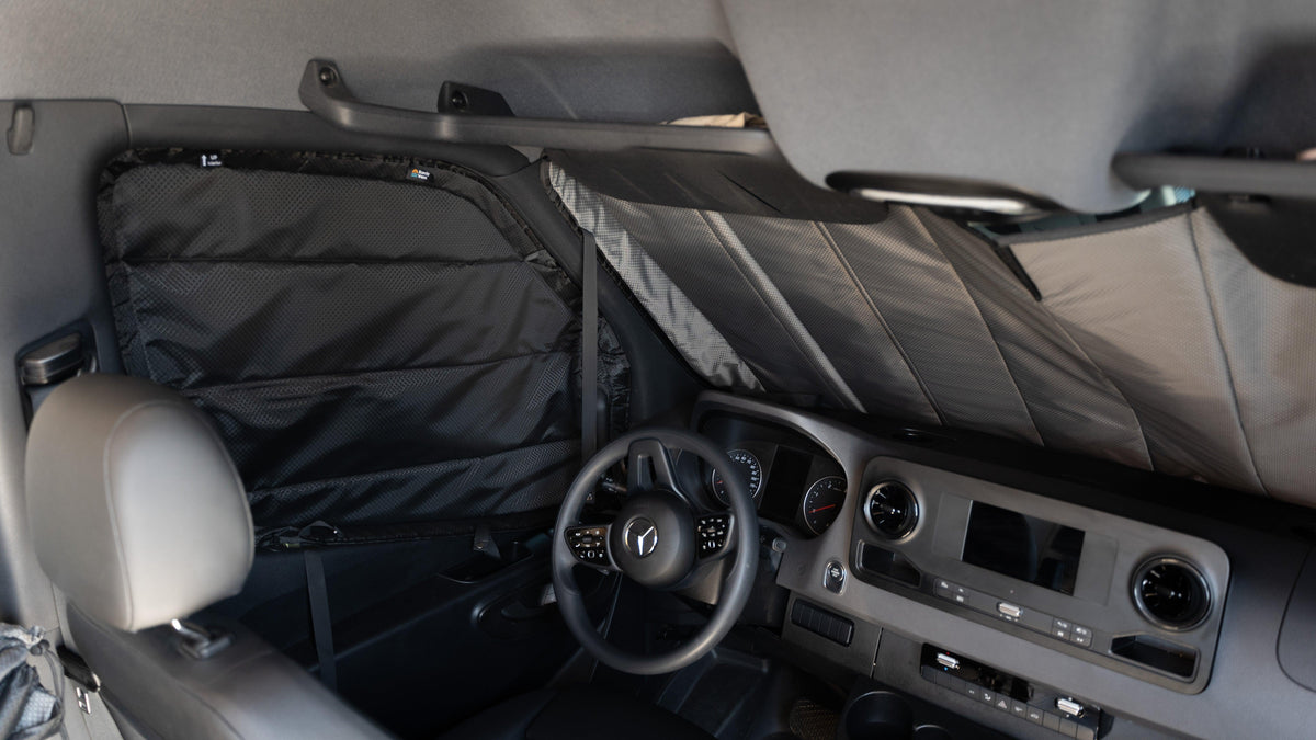 Sprinter Front Cab Window Covers Bundle Sandy Vans