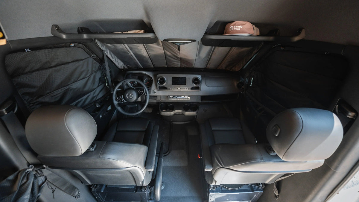 Sprinter Front Cab Window Covers Bundle Sandy Vans