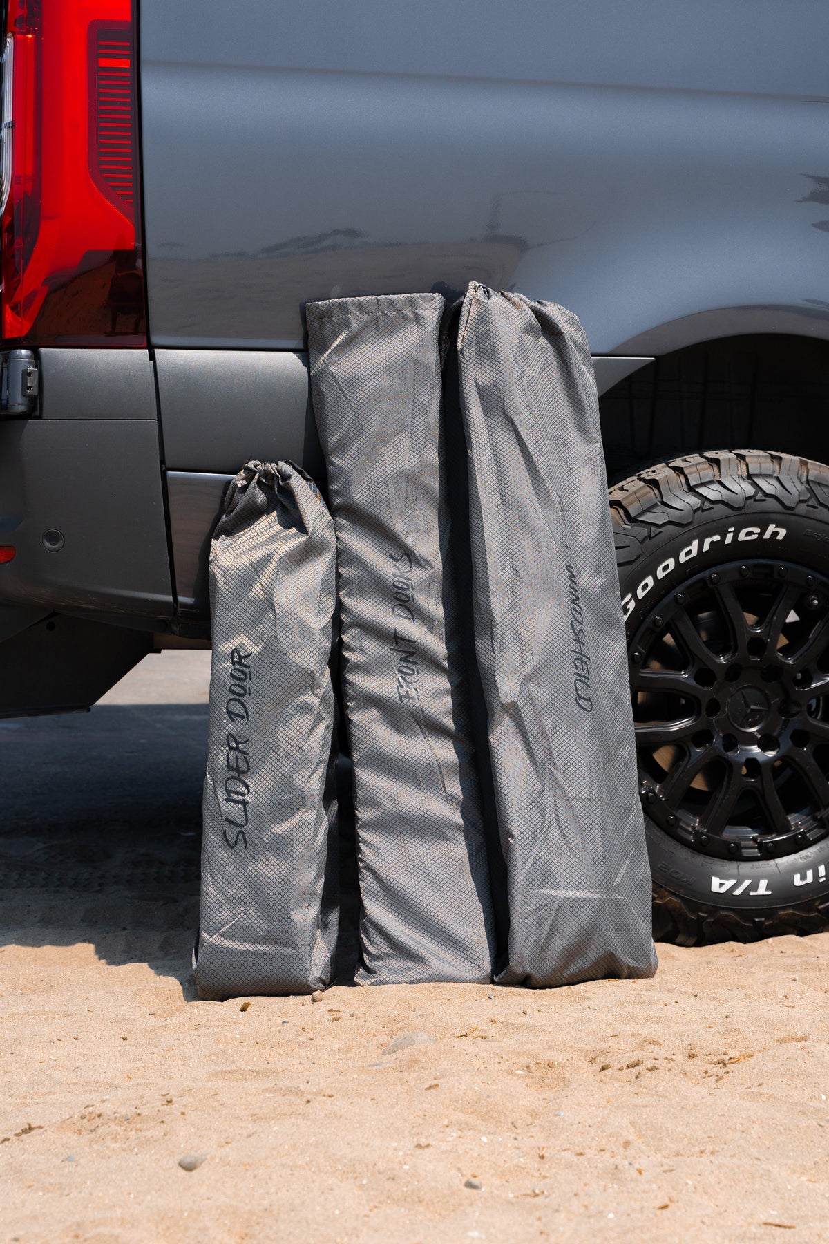 Sprinter Front Cab Window Covers Bundle Sandy Vans
