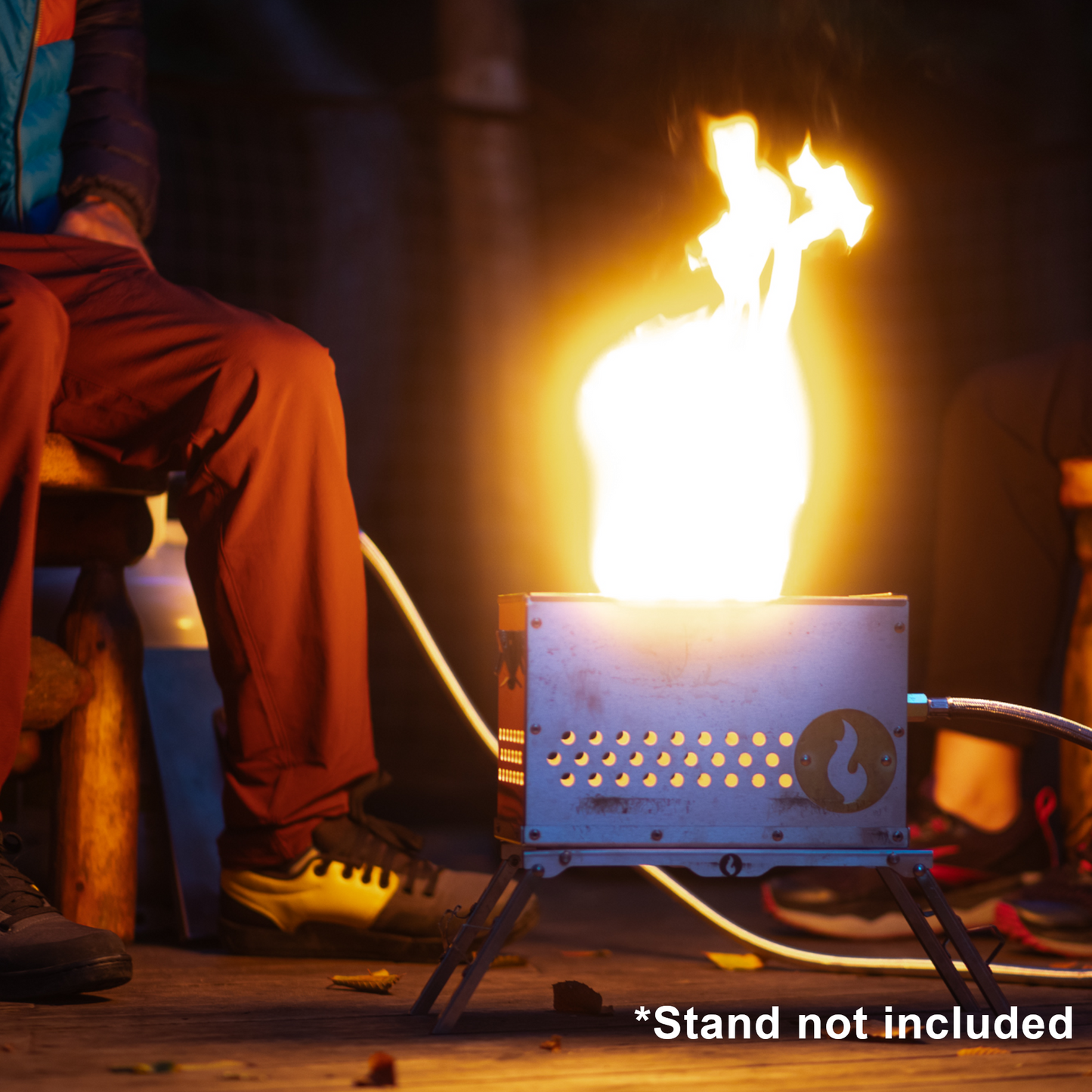 PRE-SALE ONLY! The Hekla: 304 Stainless Steel LavaBox with Dual-Burner LavaBox Portable Campfire