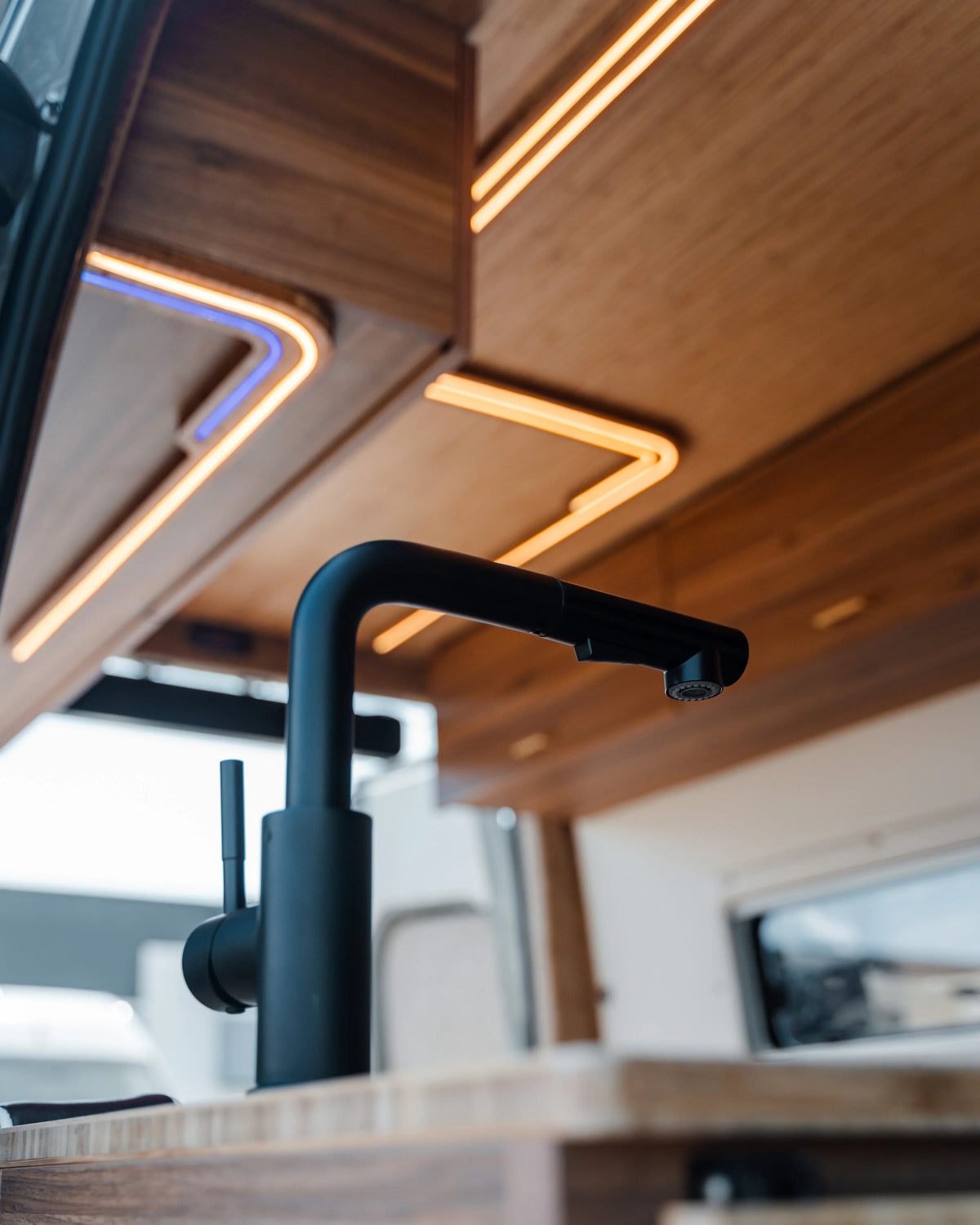 Sunset LED Strip Lighting Sandy Vans