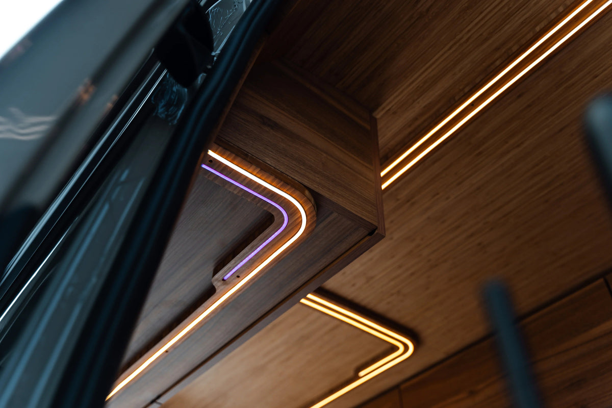 Sunset LED Strip Lighting Sandy Vans