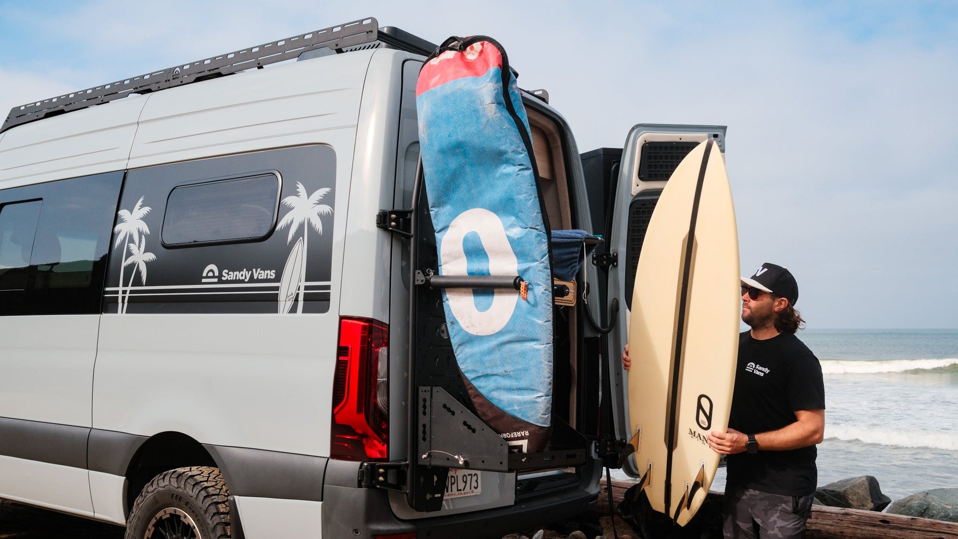 Sandy Vans Surf Rack! Sandy Vans