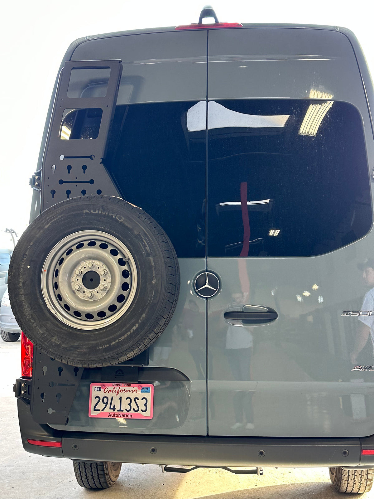 SV Spare Tire Bracket Sandy Vans