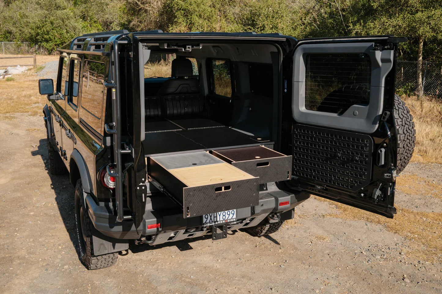 Ineos Grenadier | Dual Drawer Storage System & Bed Platform | 2023+ Solid Wood Worx