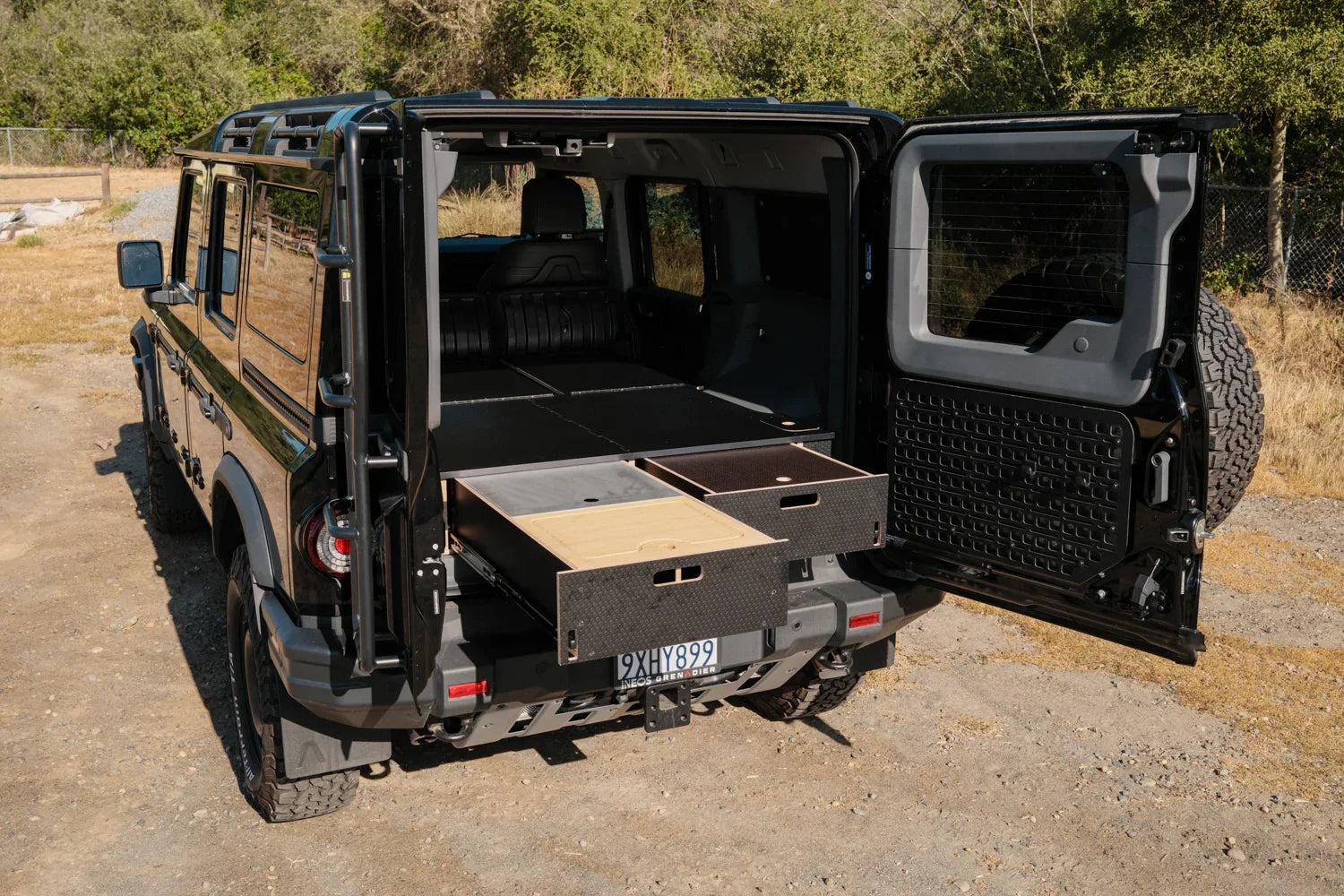Ineos Grenadier | Dual Drawer Storage System & Bed Platform | 2023+ Solid Wood Worx