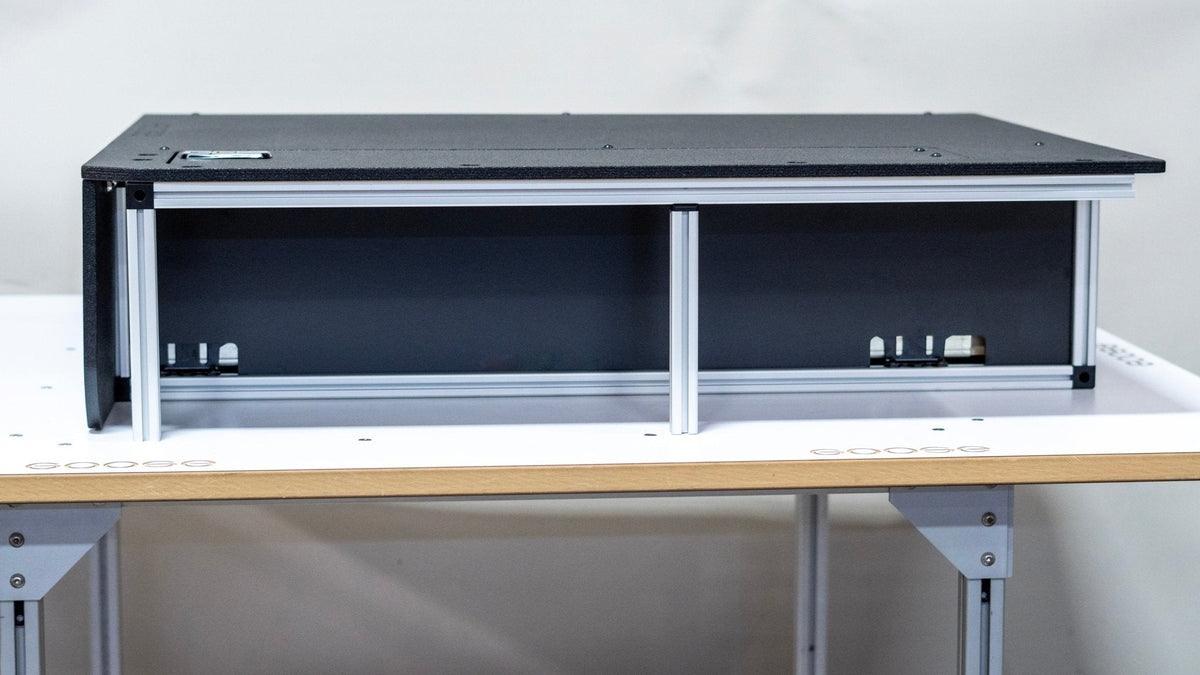 Toyota Land Cruiser 1980-1989 60 Series - Side x Side Drawer Module with Fitted Top Plate - 41 3/8"W x 9-1/2"H  x 40"D Goose Gear