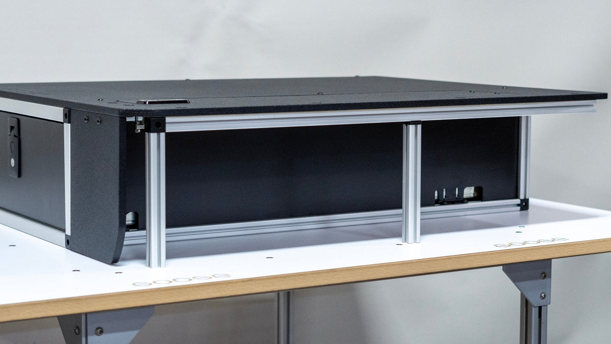 Toyota Land Cruiser 1980-1989 60 Series - Side x Side Drawer Module with Fitted Top Plate - 41 3/8"W x 9-1/2"H  x 40"D Goose Gear