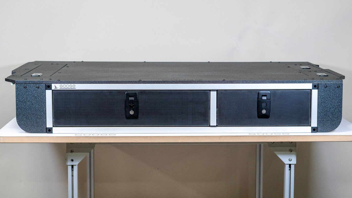Toyota Land Cruiser 1998-2007 100 Series - Side x Side Drawer Module with Fitted Top Plate