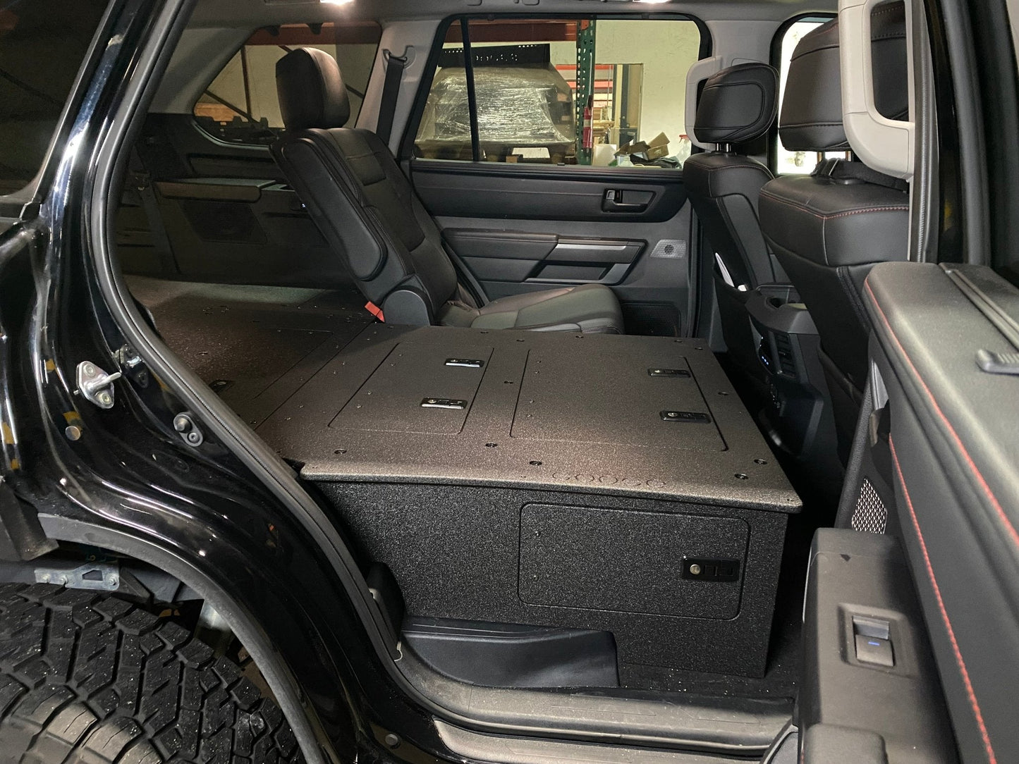 Toyota - Sequoia - 2023-Present - 3rd Gen - Explore Series - Seat Delete Plate System - Stealth Sleep Package Goose Gear
