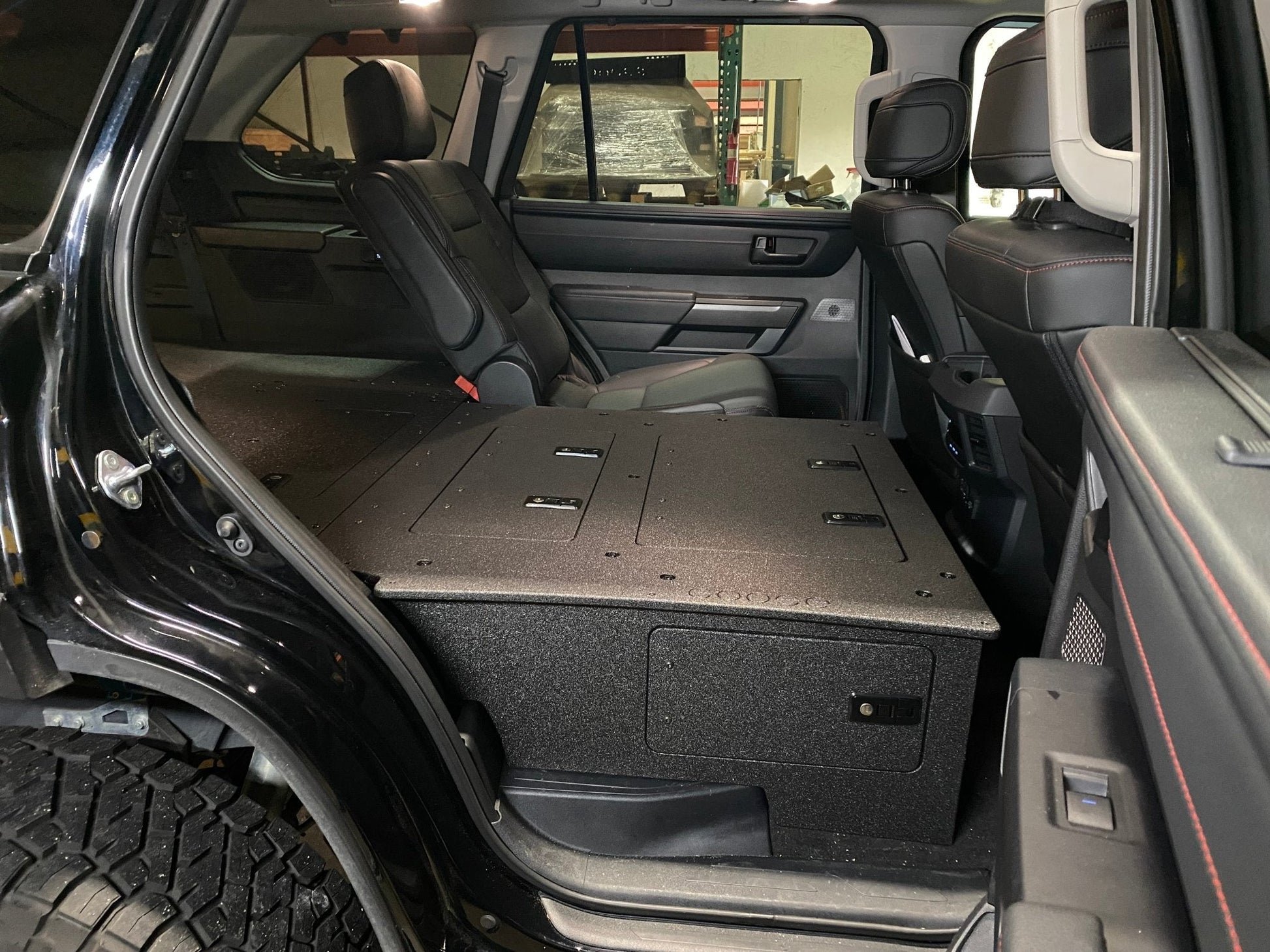 Toyota - Sequoia - 2023-Present - 3rd Gen - Explore Series - Seat Delete Plate System - Stealth Sleep Package Goose Gear