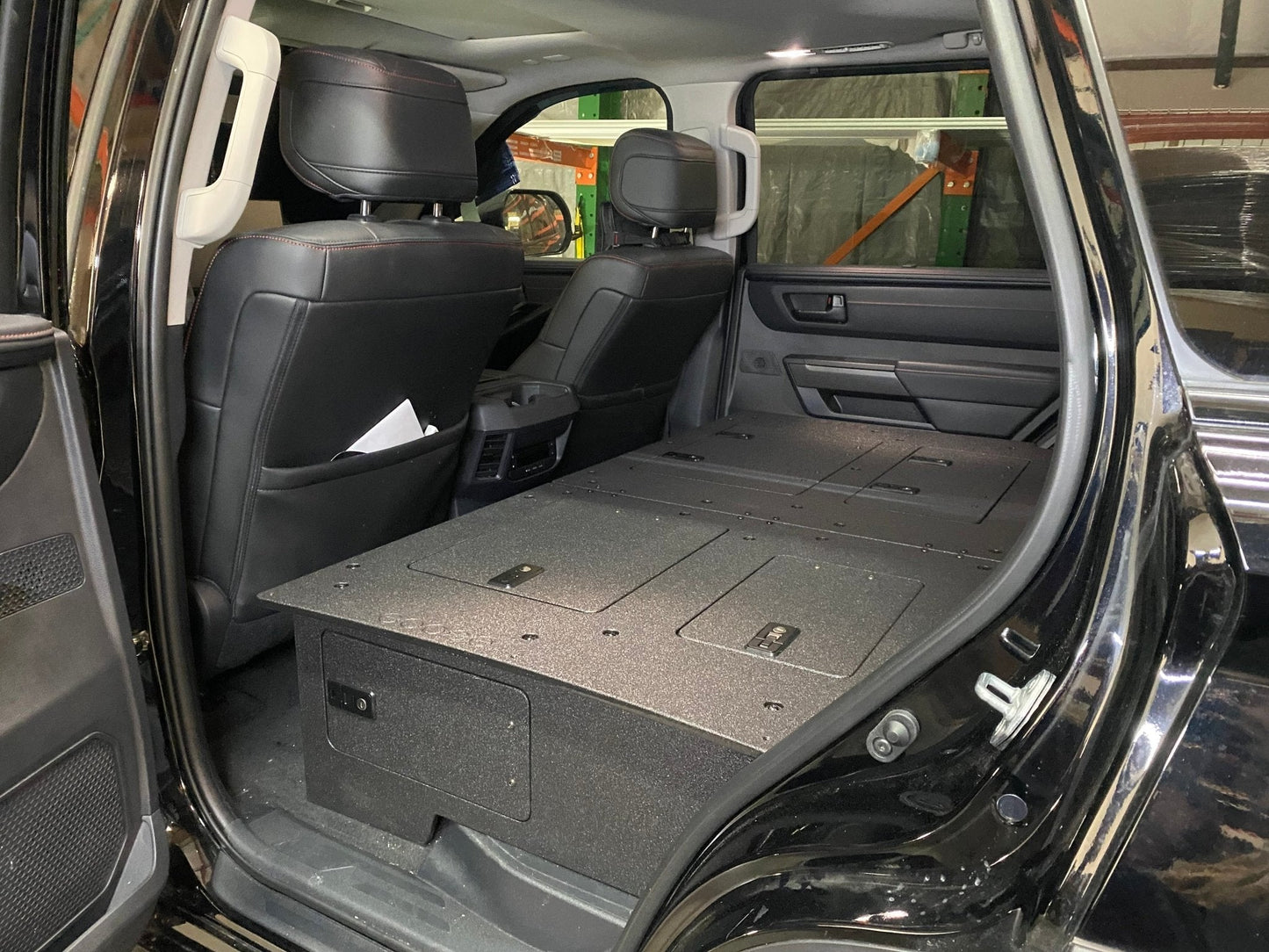 Toyota - Sequoia - 2023-Present - 3rd Gen - Explore Series - Seat Delete Plate System - Stealth Sleep Package Goose Gear