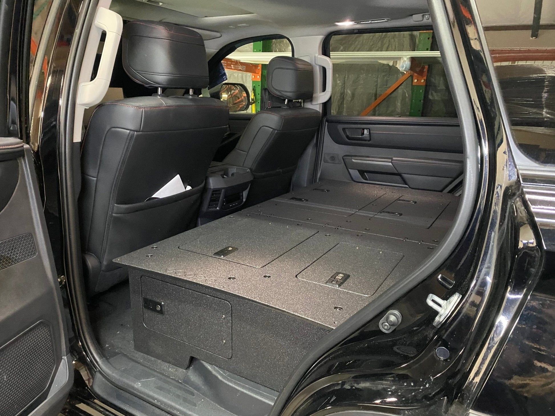 Toyota - Sequoia - 2023-Present - 3rd Gen - Explore Series - Seat Delete Plate System - Stealth Sleep Package Goose Gear