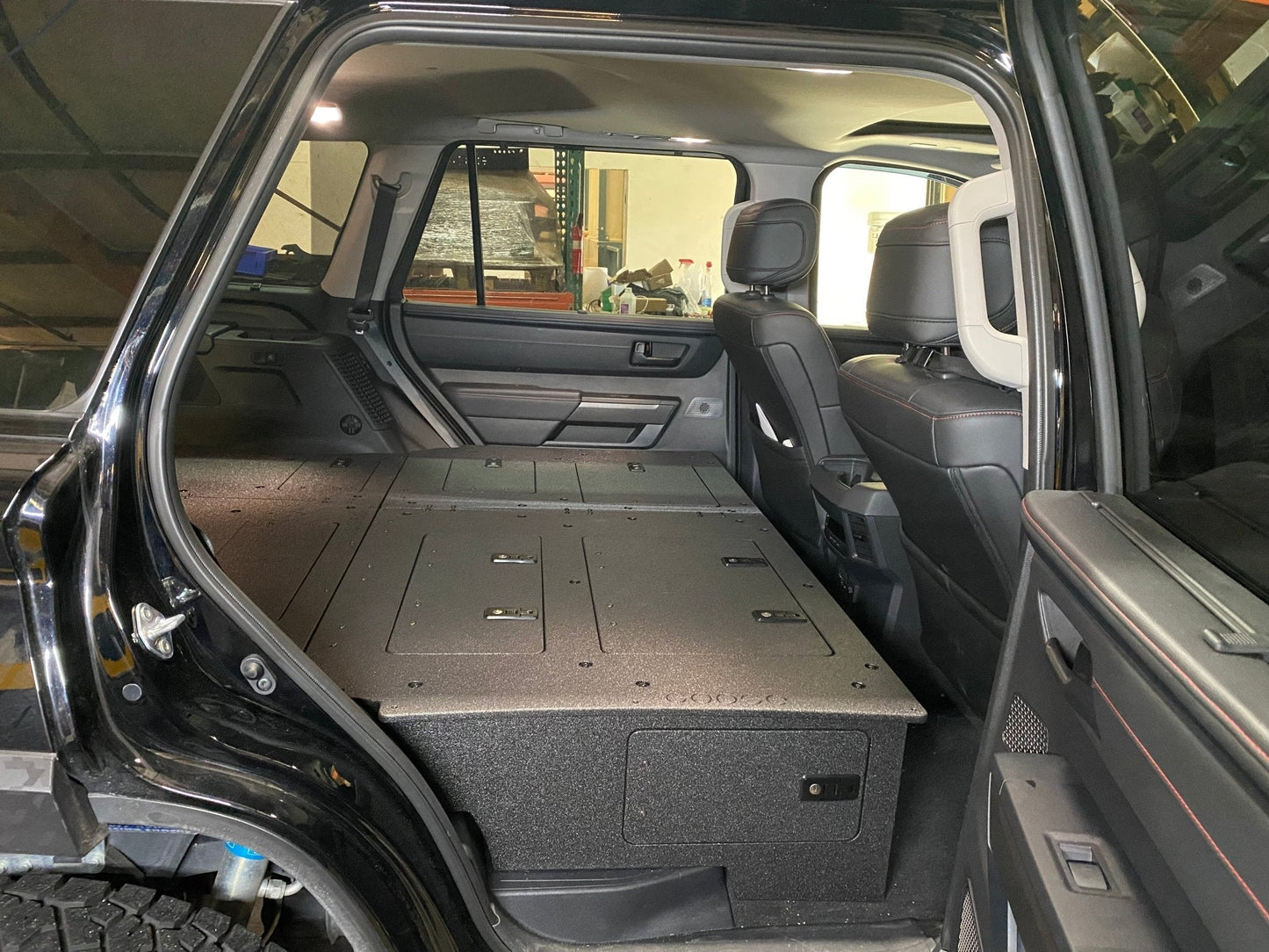 Toyota - Sequoia - 2023-Present - 3rd Gen - Explore Series - Seat Delete Plate System - Stealth Sleep Package Goose Gear