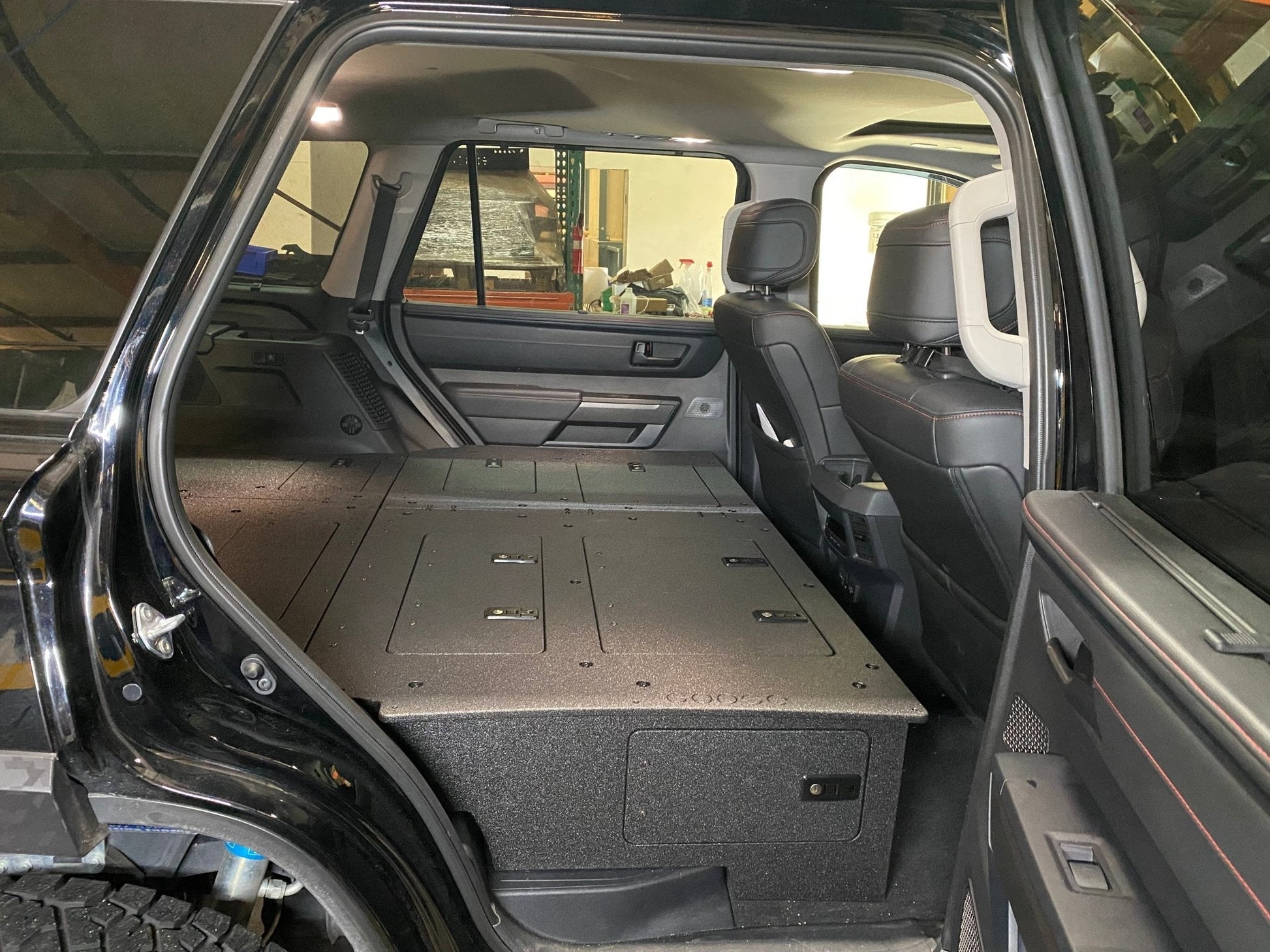 Toyota - Sequoia - 2023-Present - 3rd Gen - Explore Series - Seat Delete Plate System - Stealth Sleep Package Goose Gear