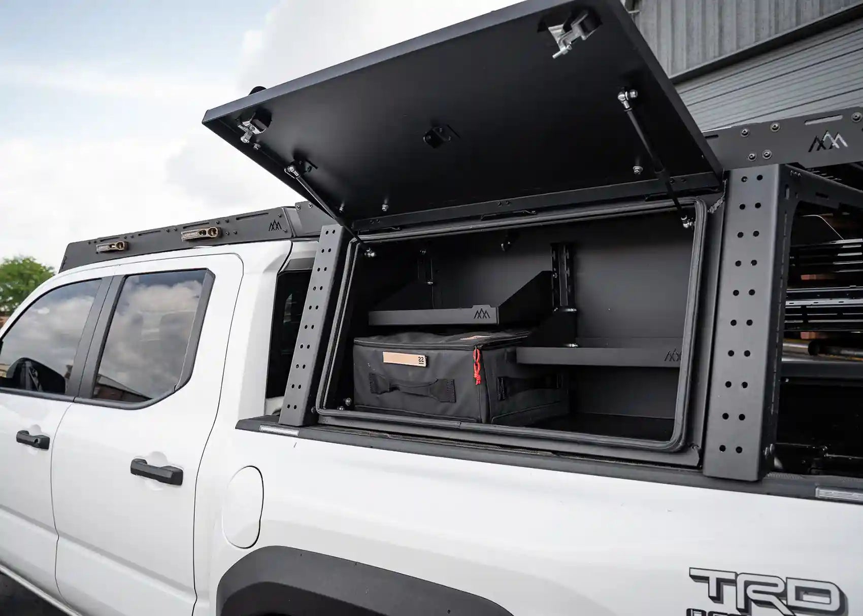 Overland Bed Rack Storage Box - Toyota Tacoma Backwoods Adventure Mods