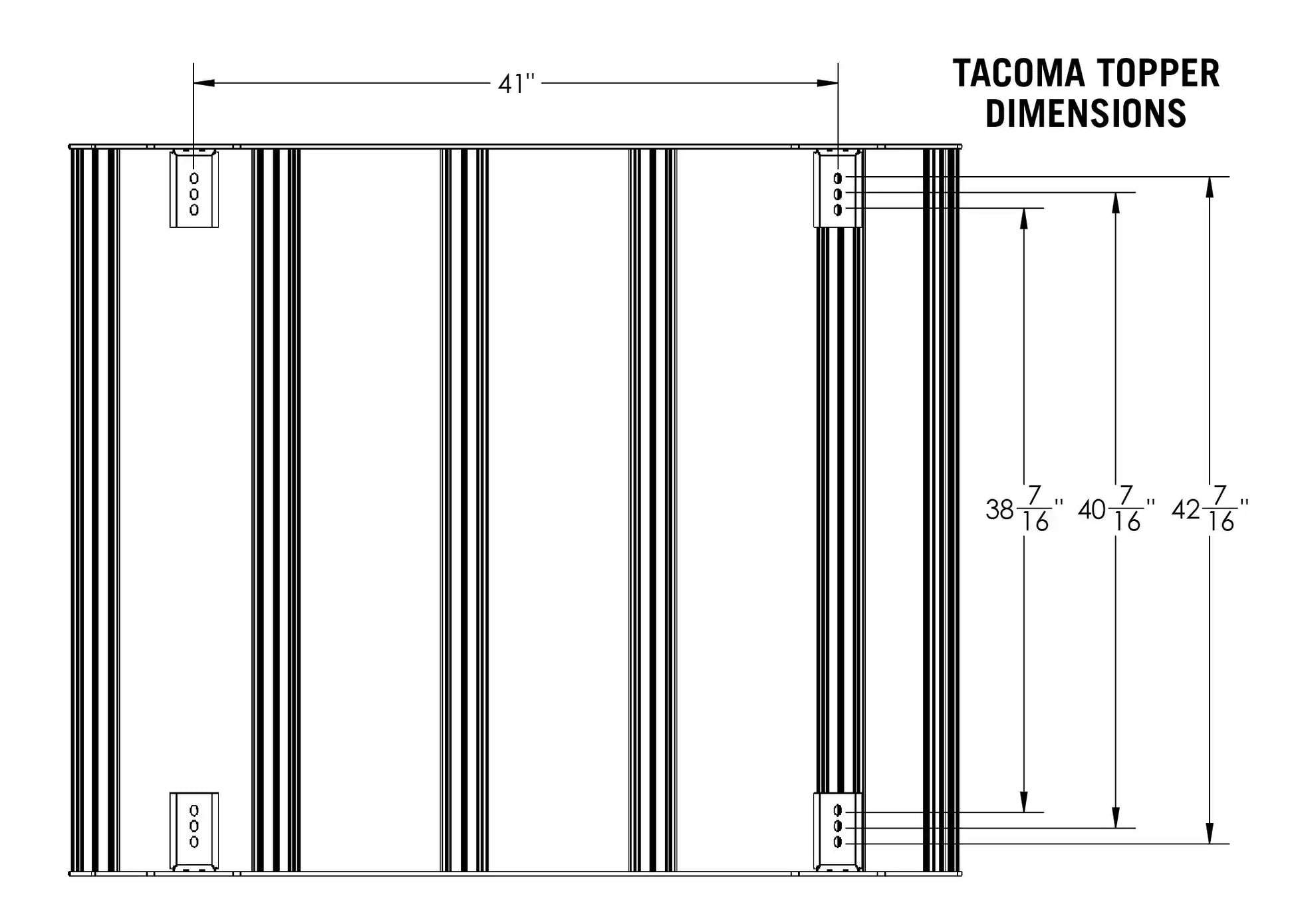 Toyota Tacoma Bed Rack - DRIFTR Topper (Add-on) Backwoods Adventure Mods