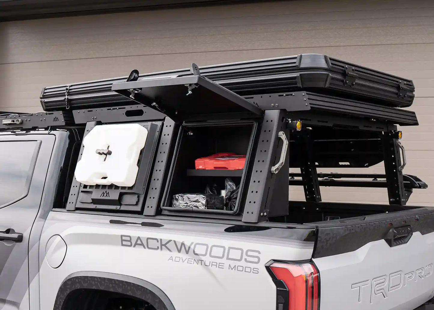 Overland Bed Rack Storage Box - Toyota Tundra Backwoods Adventure Mods