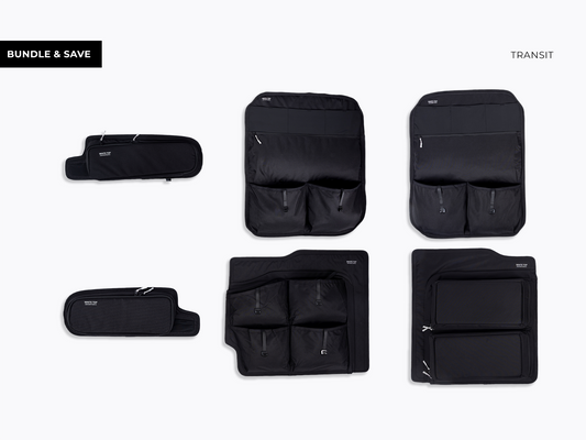 Ford Transit Rear Door Storage Panels Bundle (Upper, Middle & Lower) White Top Adventures