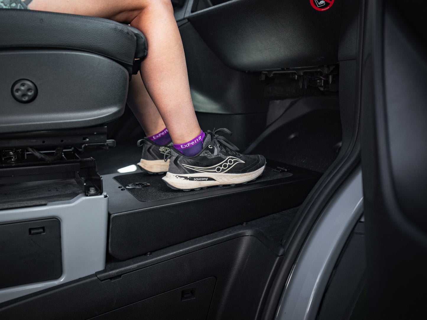 SPRINTER VAN FOOT PLATFORM FLOOR EXTENSION STORAGE White Top Adventures