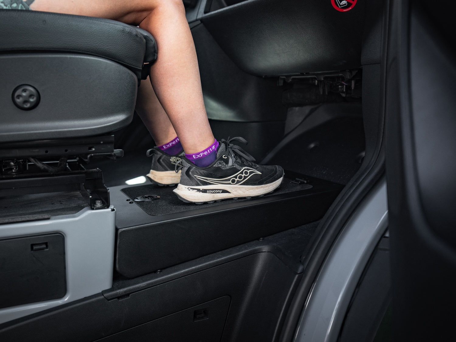 SPRINTER VAN FOOT PLATFORM FLOOR EXTENSION STORAGE White Top Adventures